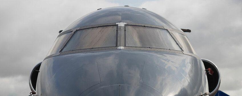 airplane cockpit