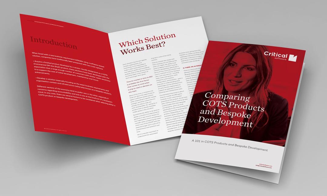 Comparing COTS Products and Bespoke Development