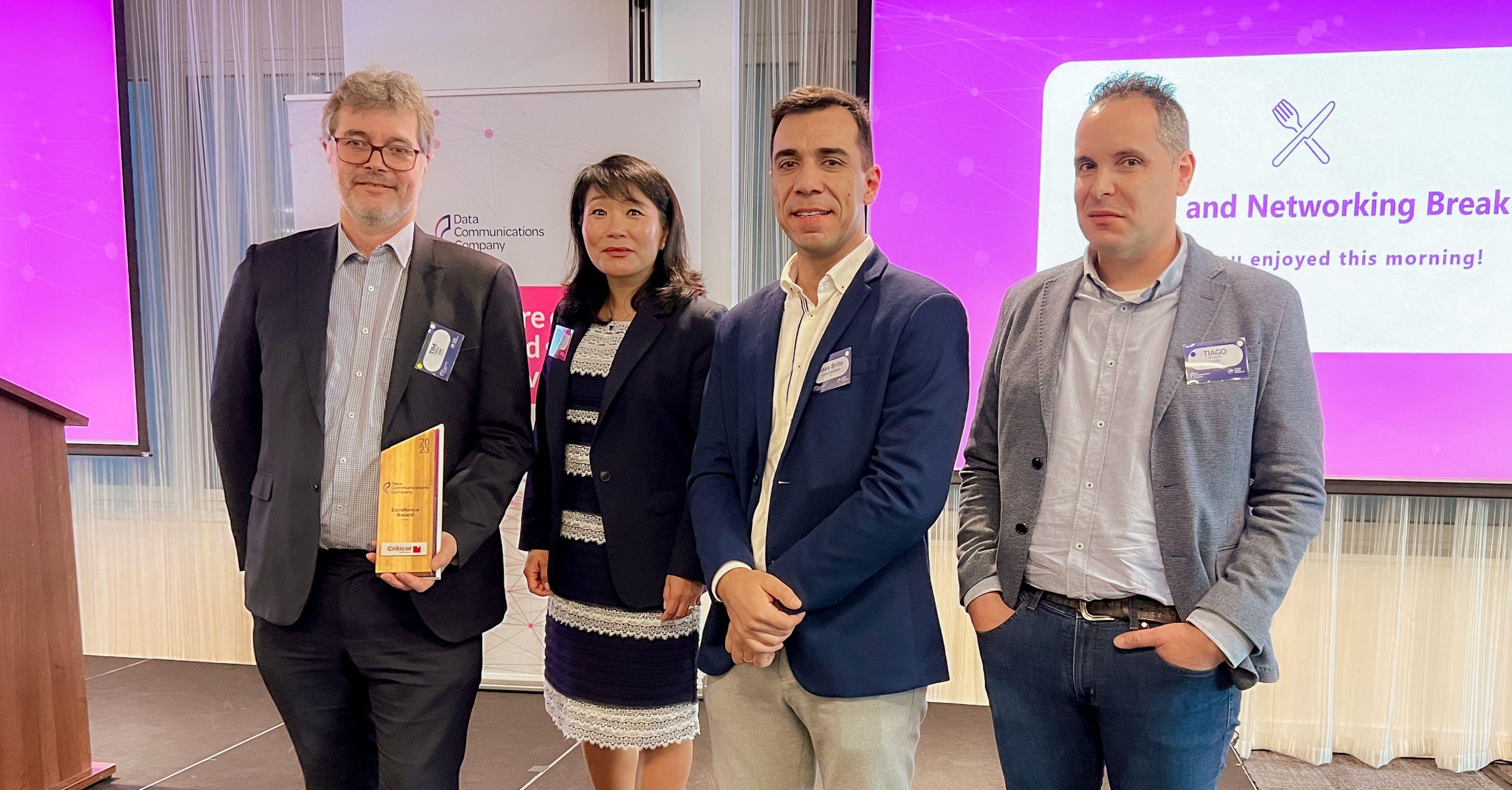 Critical Software Wins DCC Partner Excellence Award