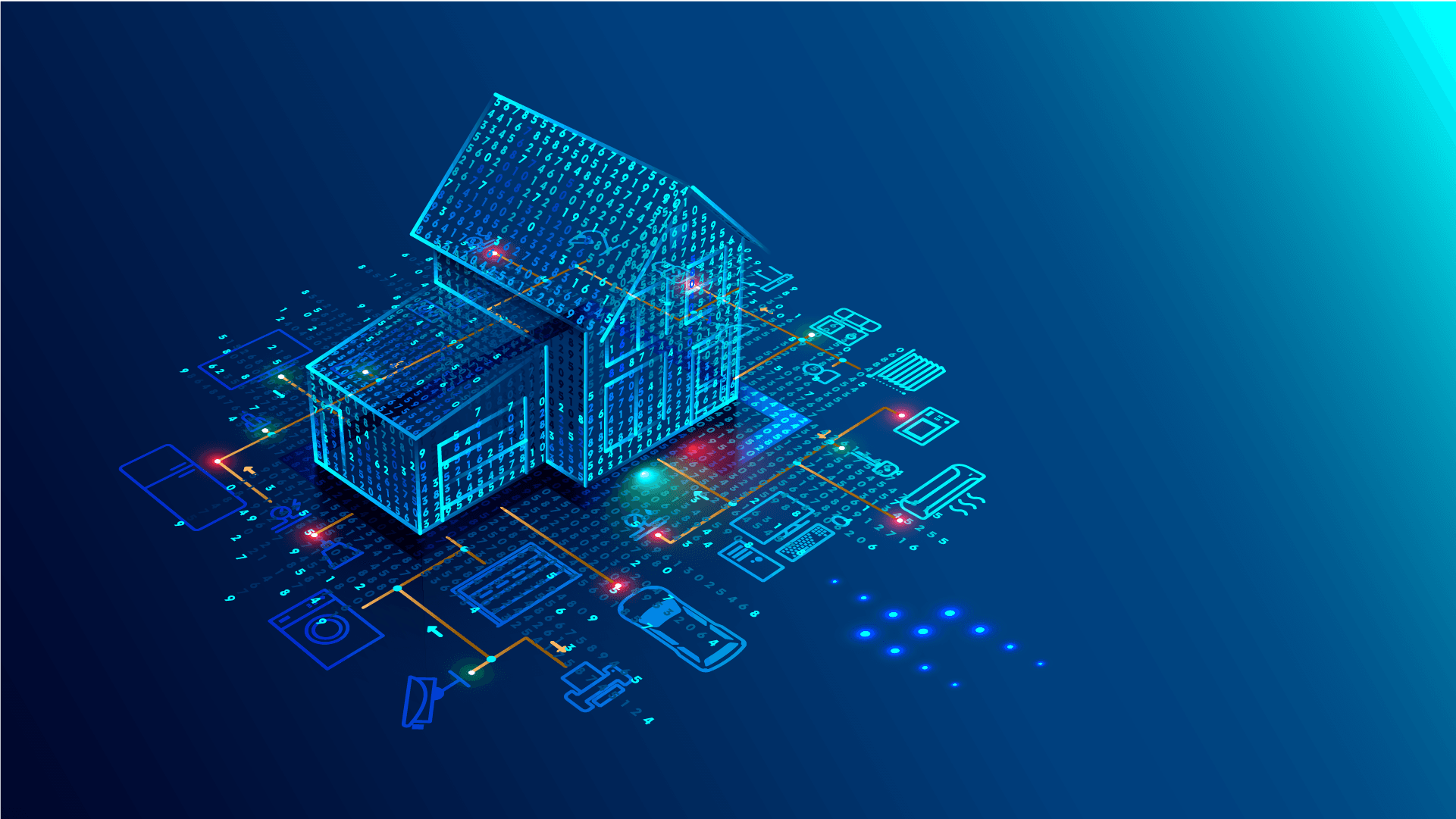 artificial model of a smart house