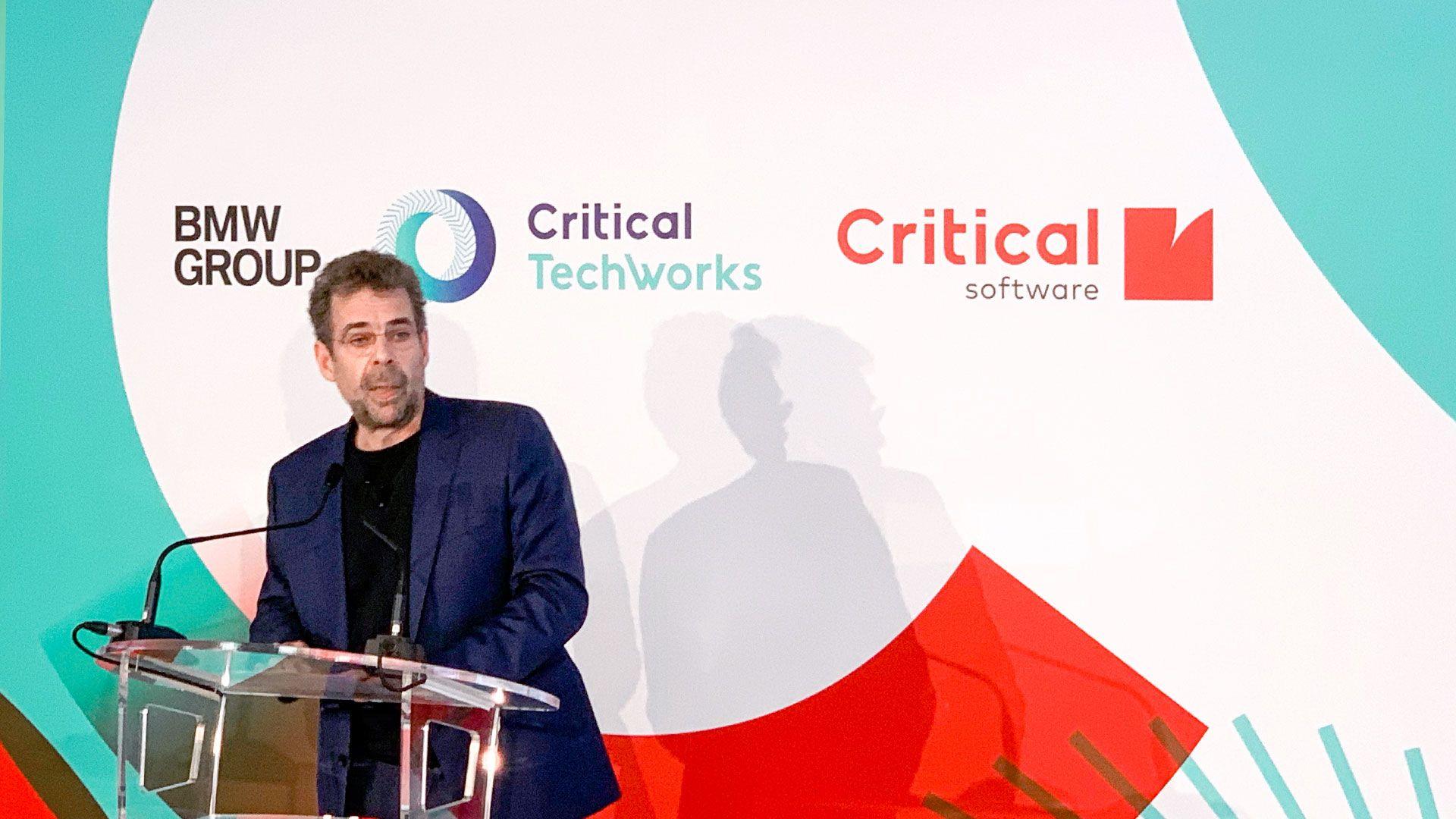 Gonçalo Quadros kündigt die Eröffnung einer neuen Niederlassung von Critical Software in Lissabon an