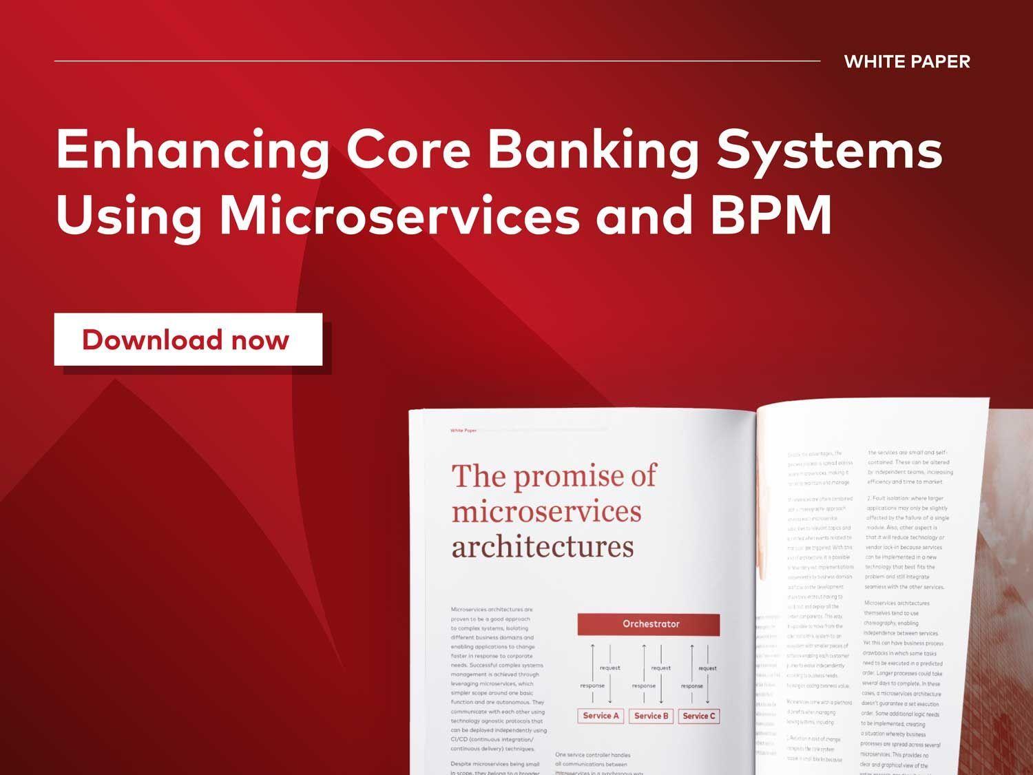 Verbesserung Der Kernbankensysteme Durch Microservices Und Geschäftsprozessmanagement whitepaper